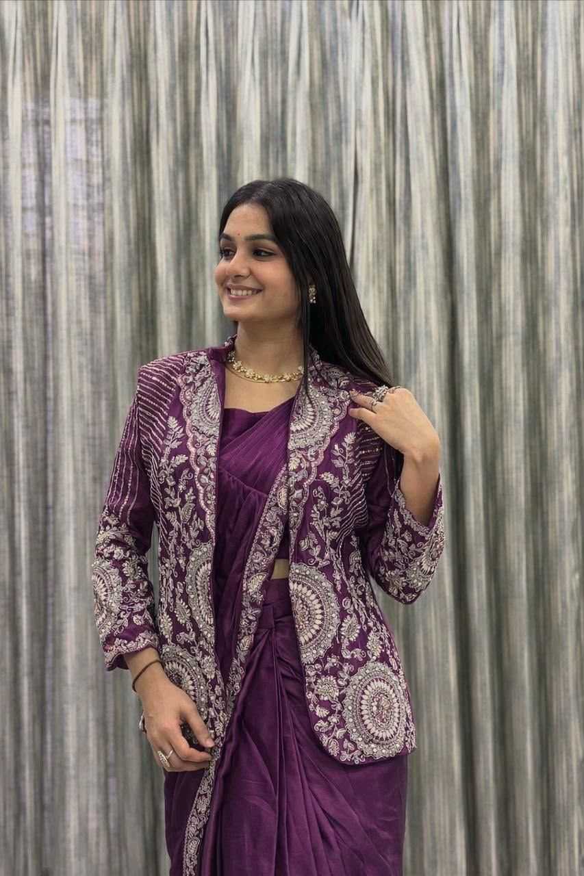 Rangoli Silk Sequence Saree