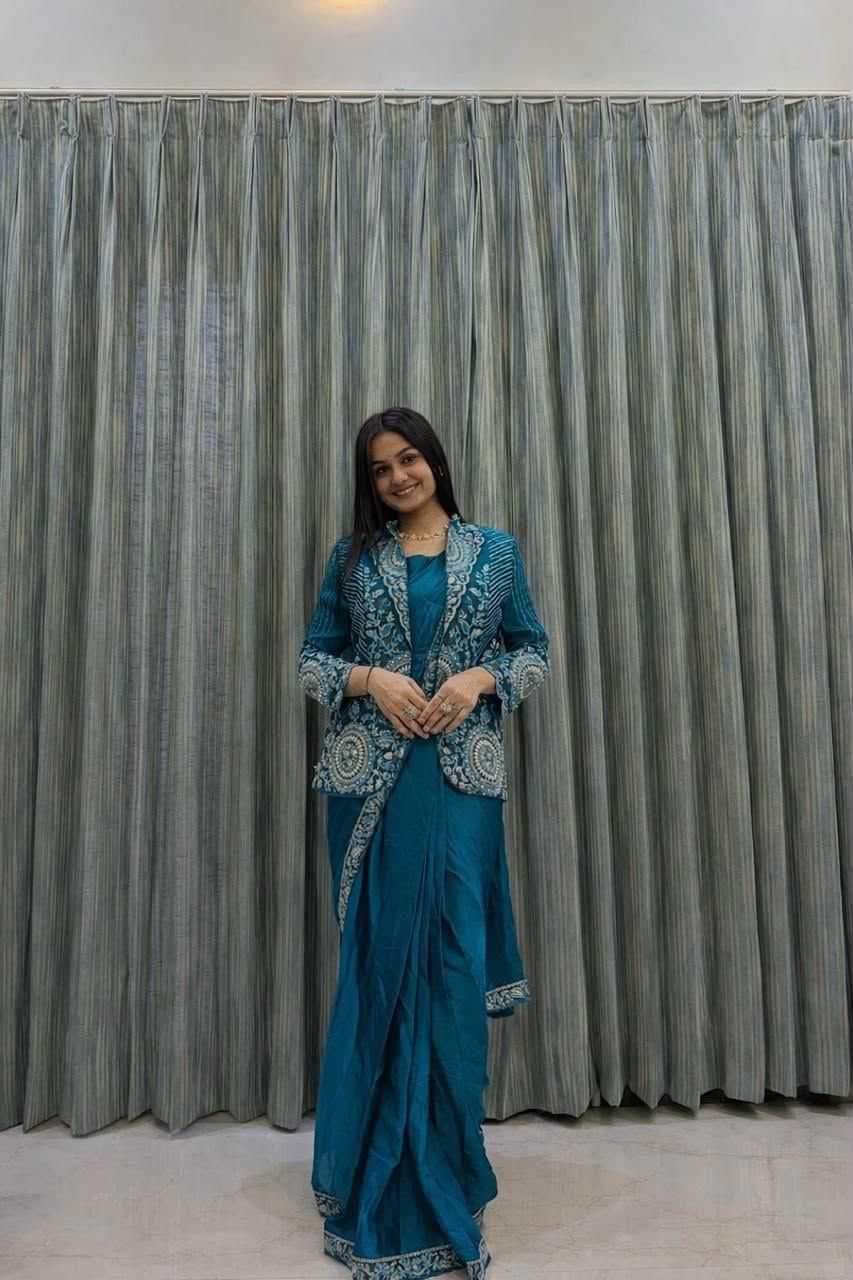 Rangoli Silk Sequence Saree