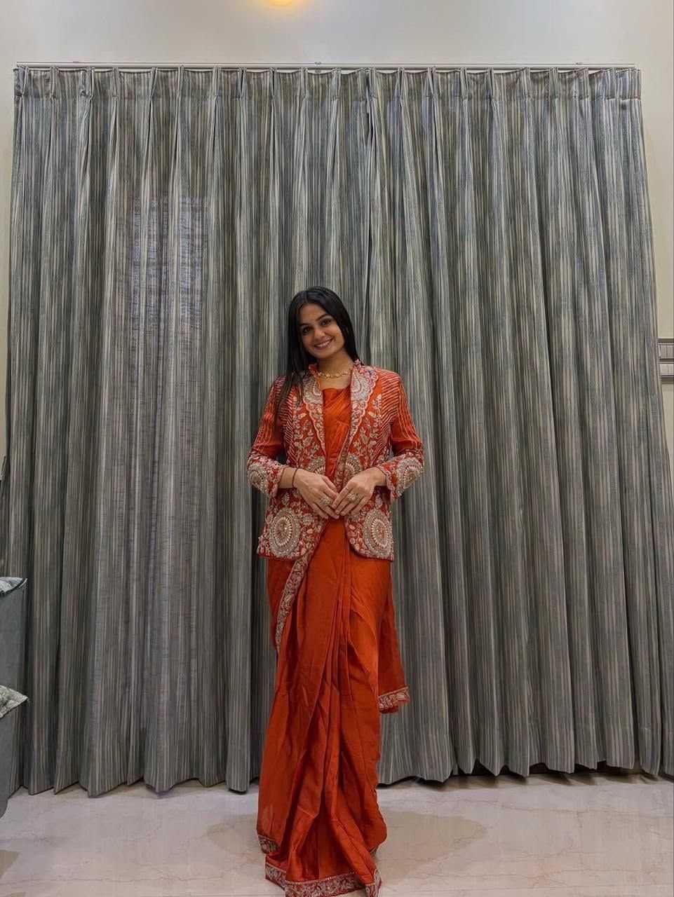Rangoli Silk Sequence Saree