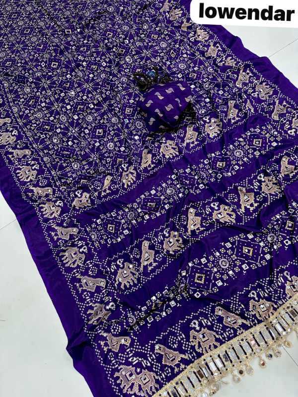 Satin Printed Saree
