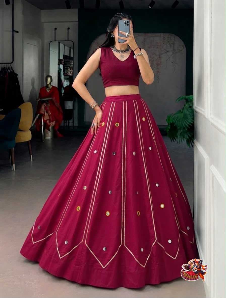 Heavy Roman Silk Designer Lehenga
