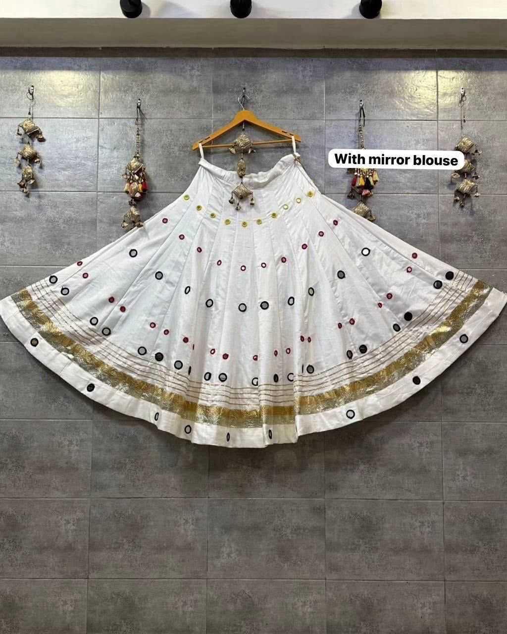 Reyon Cotton Designer Lehenga
