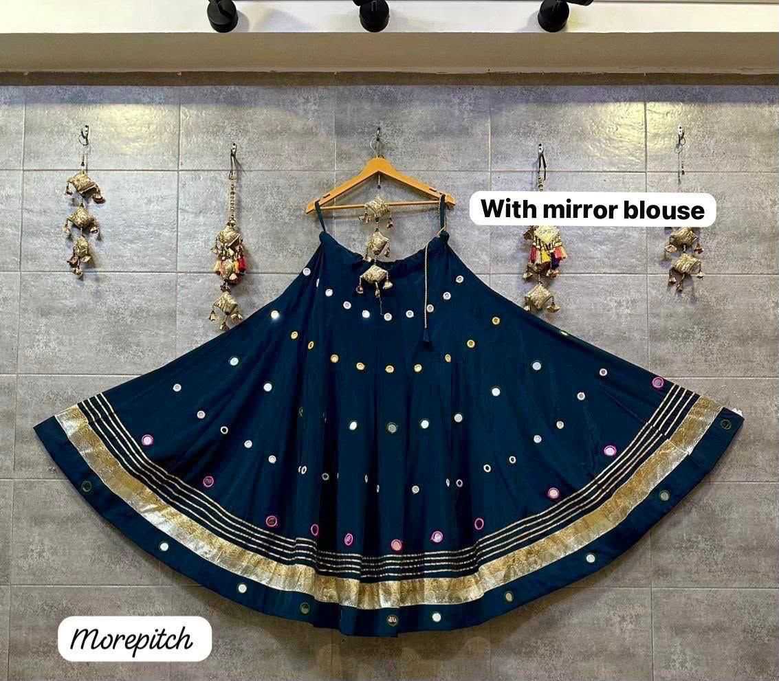 Reyon Cotton Designer Lehenga