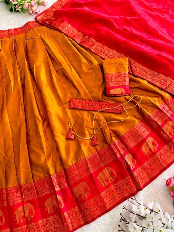 Jacquard Traditional Lehenga