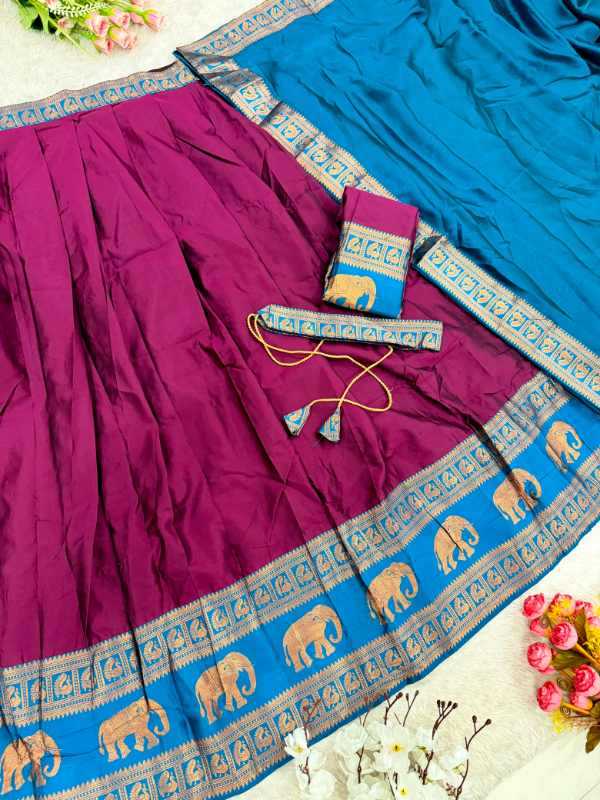 Jacquard Traditional Lehenga