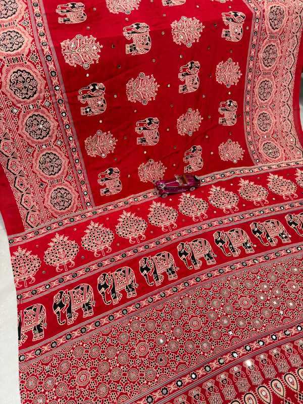 Japan Sartin Designer Saree