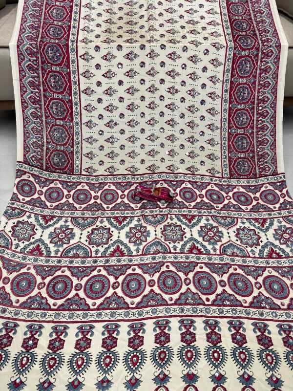 Japan Sartin Designer Saree