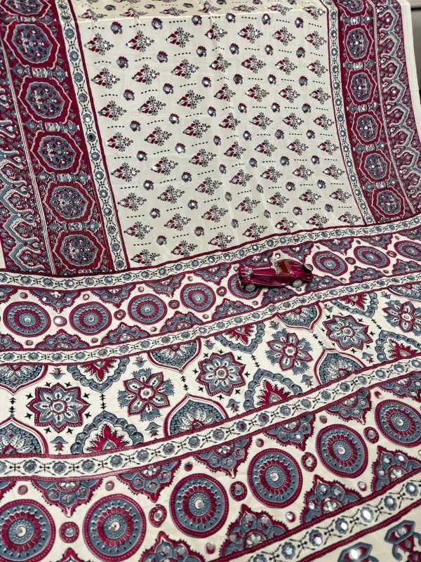 Japan Sartin Designer Saree