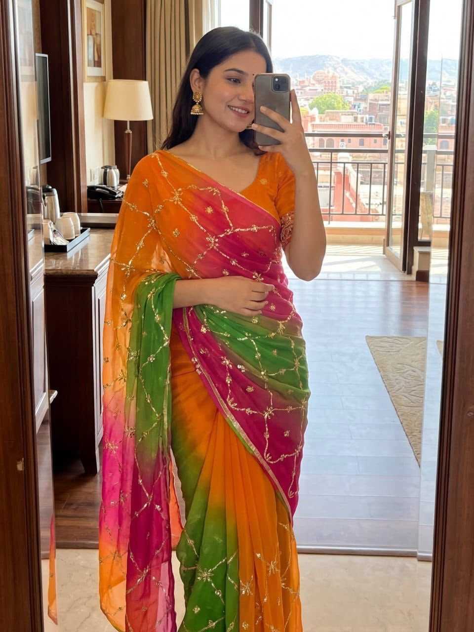 Georgette Saree