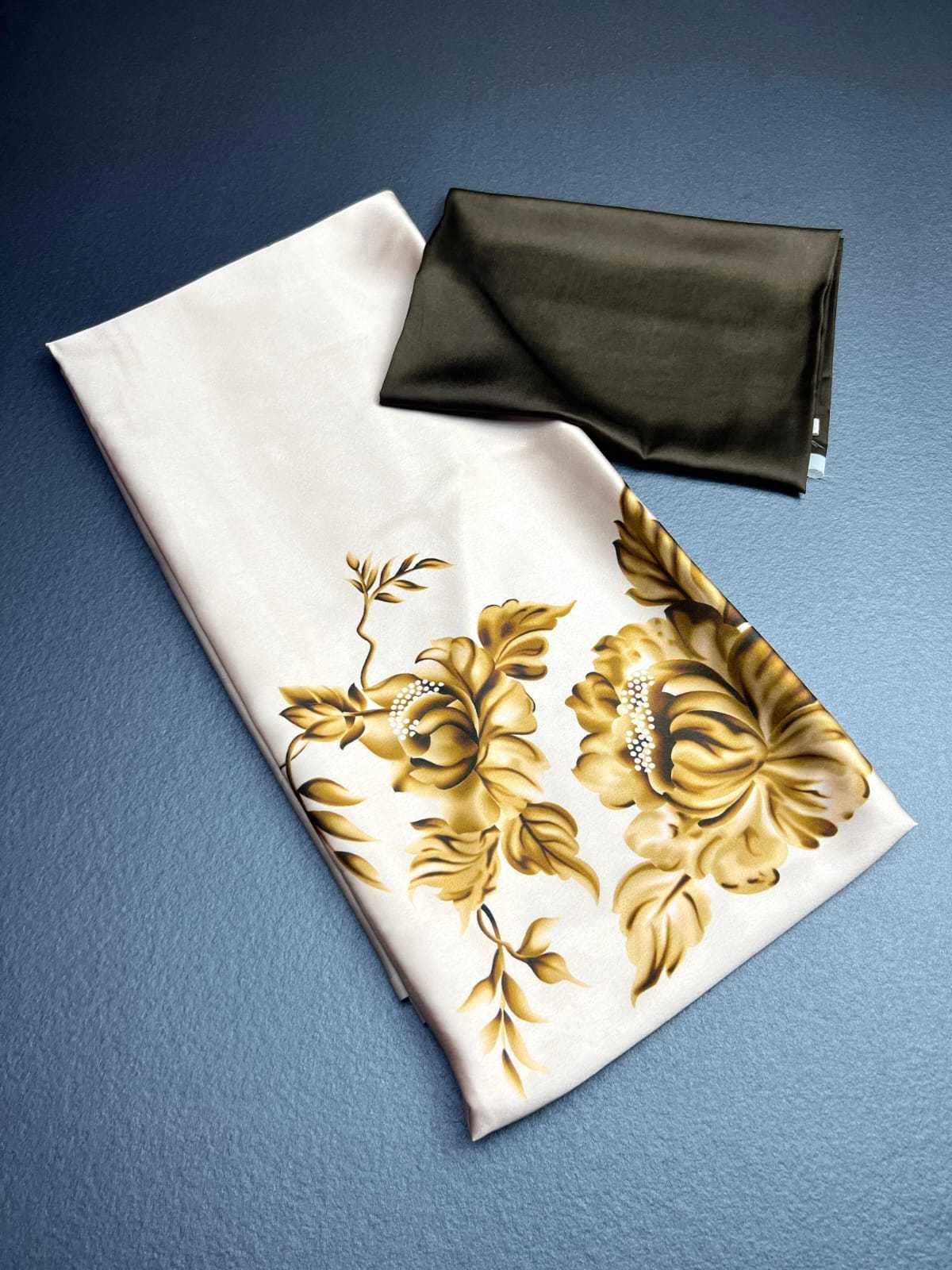 Crepe Silk Designer Saree