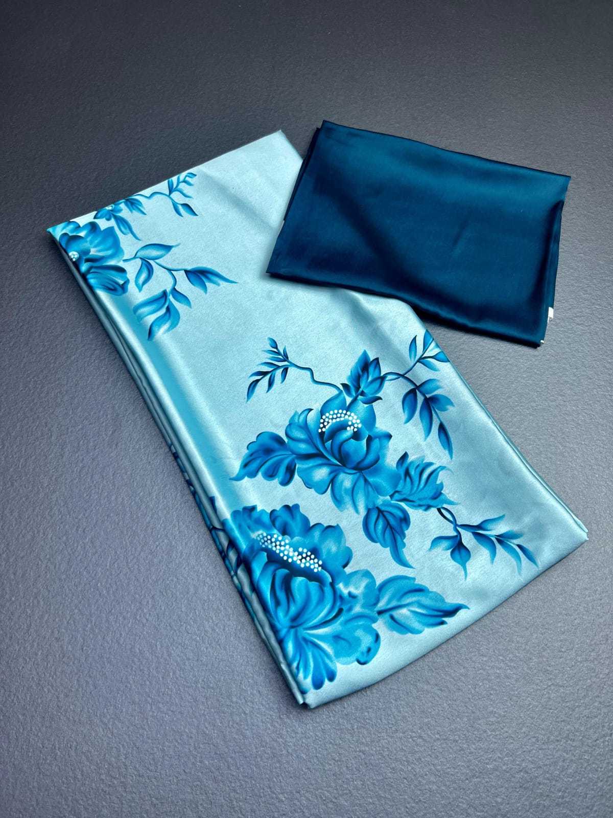 Crepe Silk Designer Saree