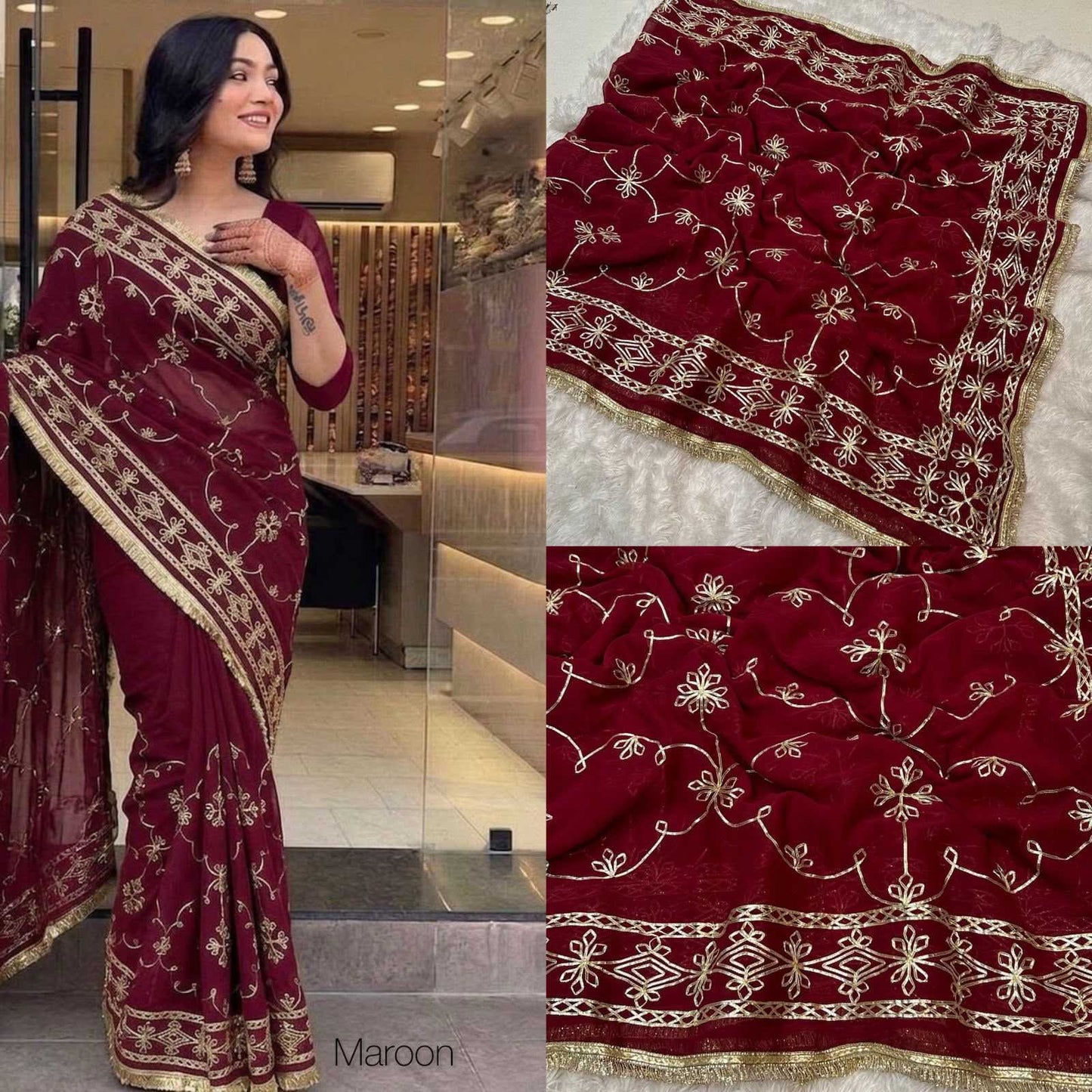 Georgette Saree