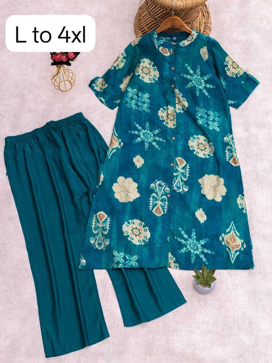 Cord Vichitra Silk Designer Kurti