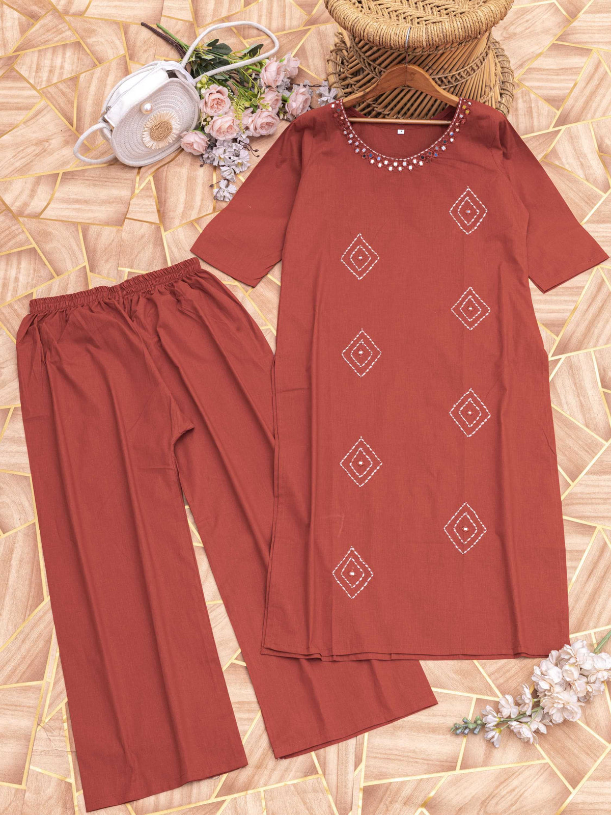 Set Cotton Designer Kurti