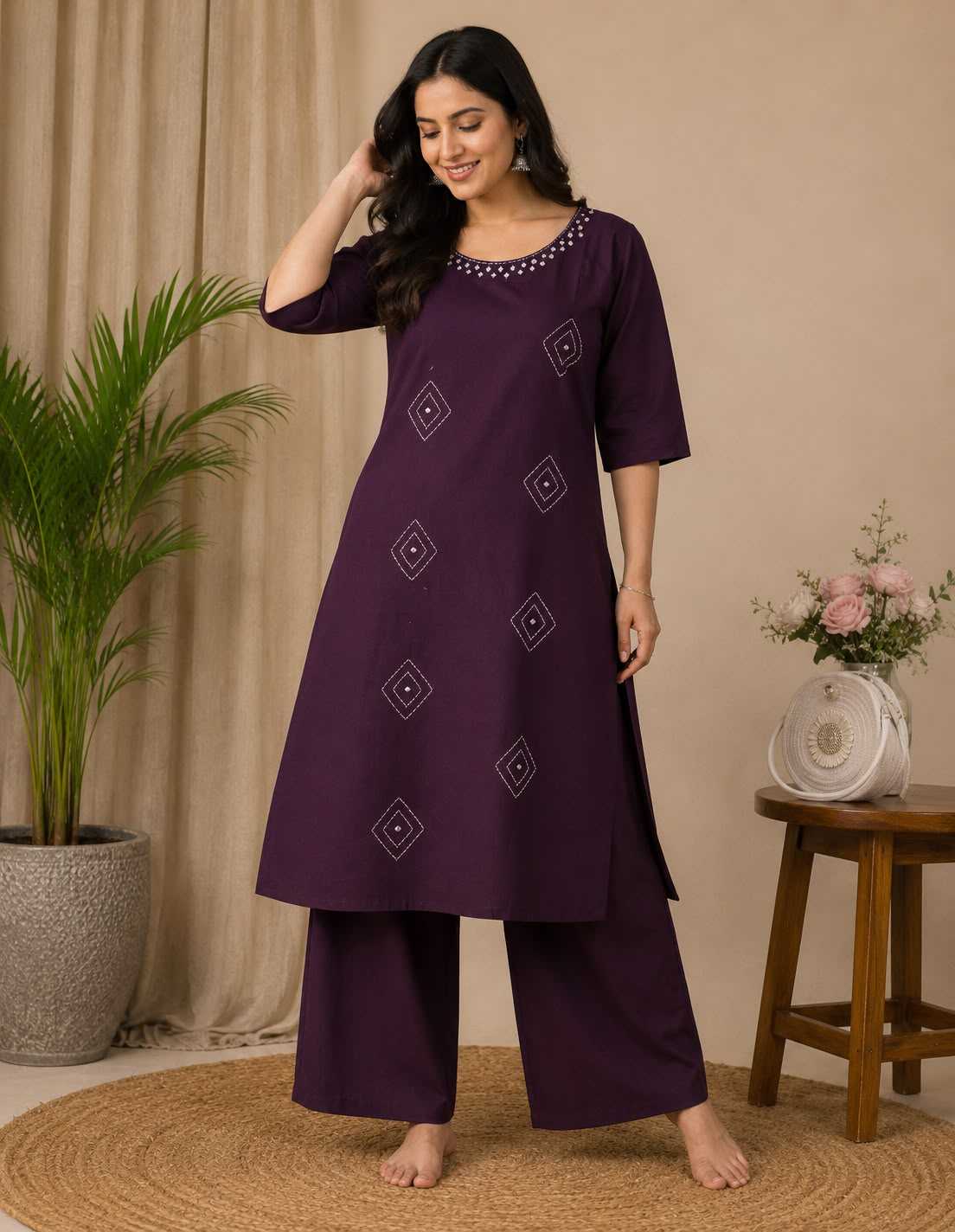Set Cotton Designer Kurti