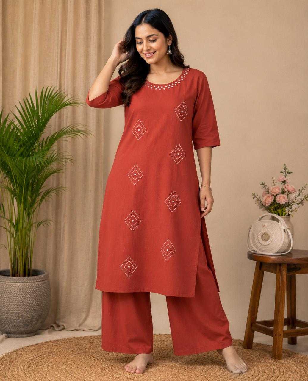 Set Cotton Designer Kurti