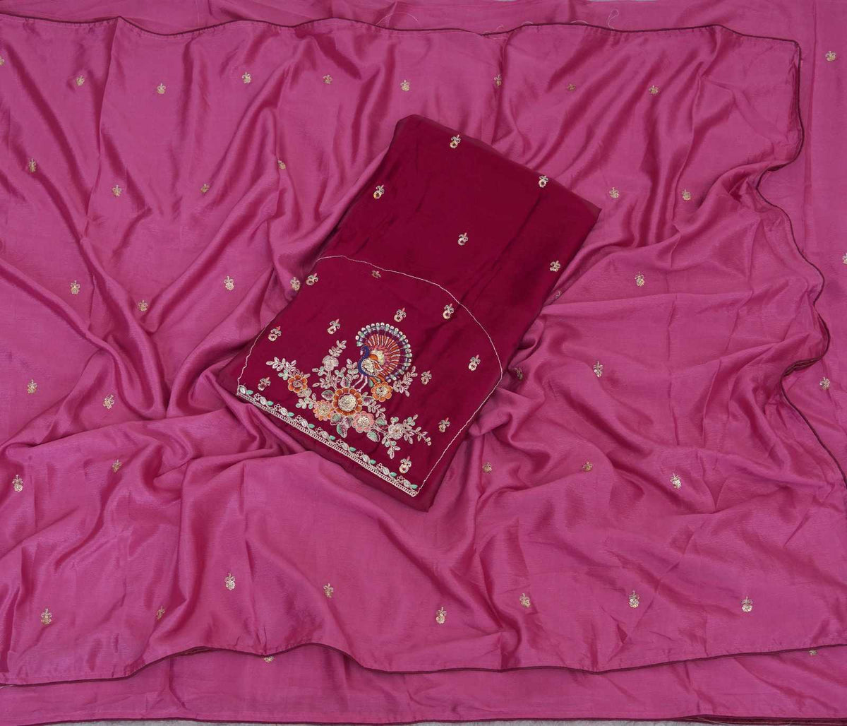 Chinon Sequence Saree