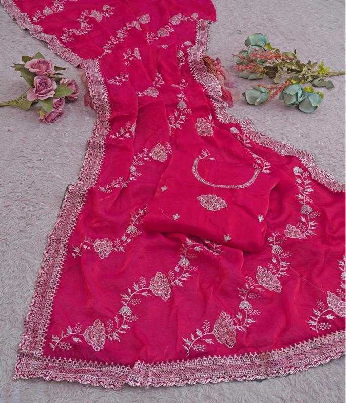 Satin Designer Saree
