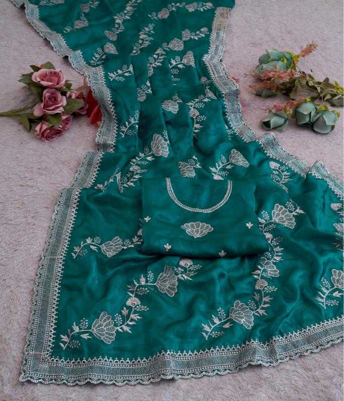 Satin Designer Saree