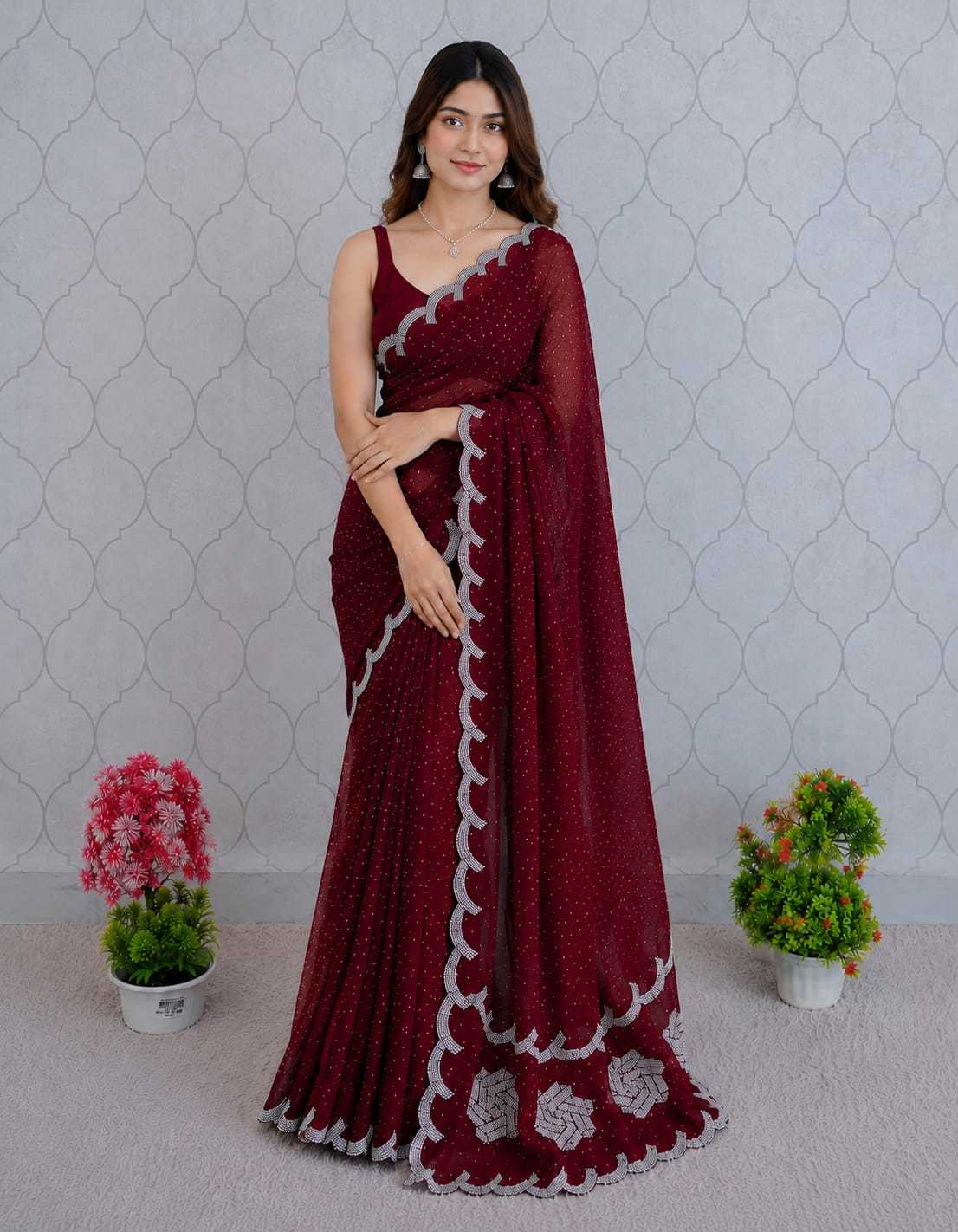 Chiffon Party Wear Saree