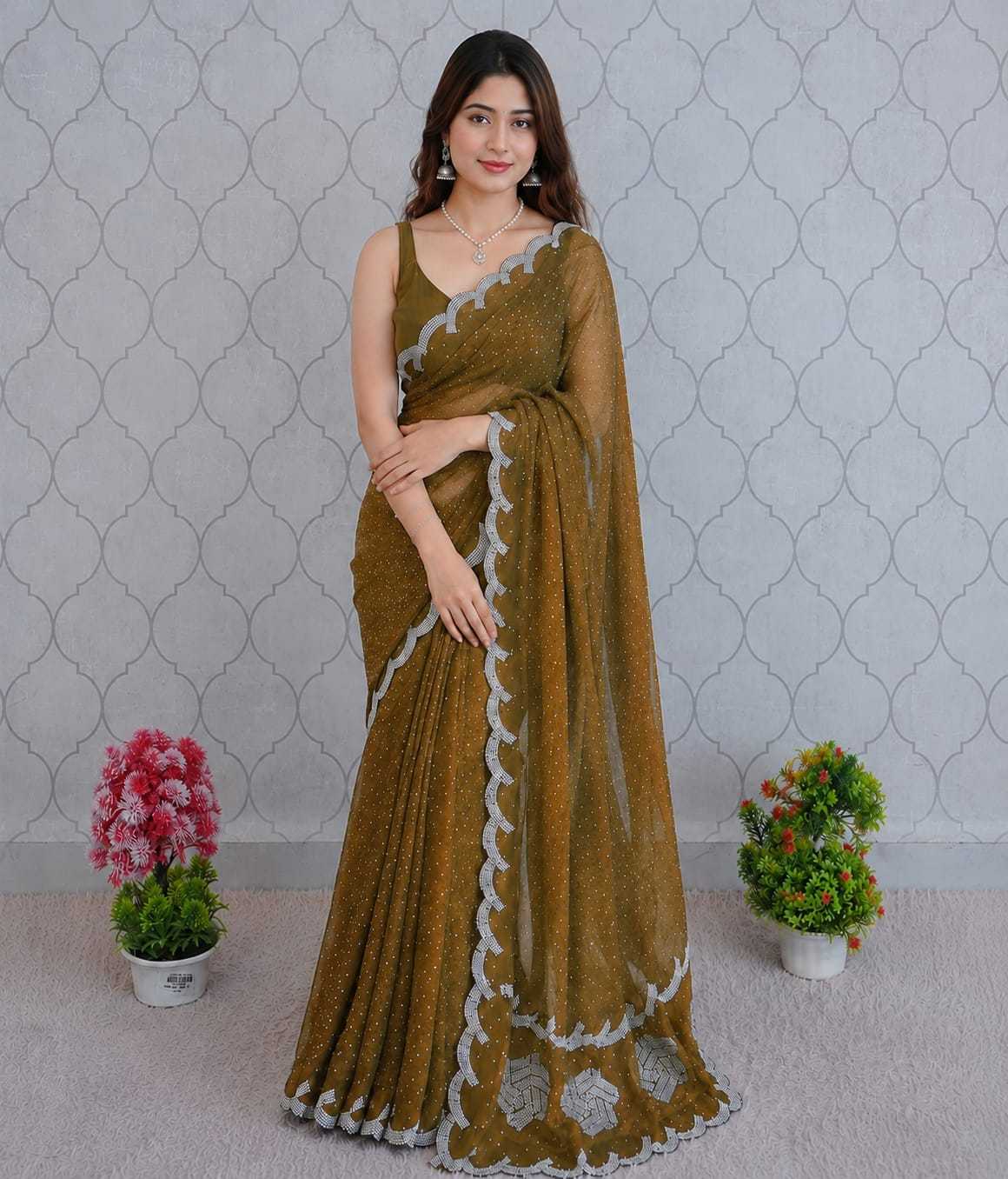Chiffon Party Wear Saree