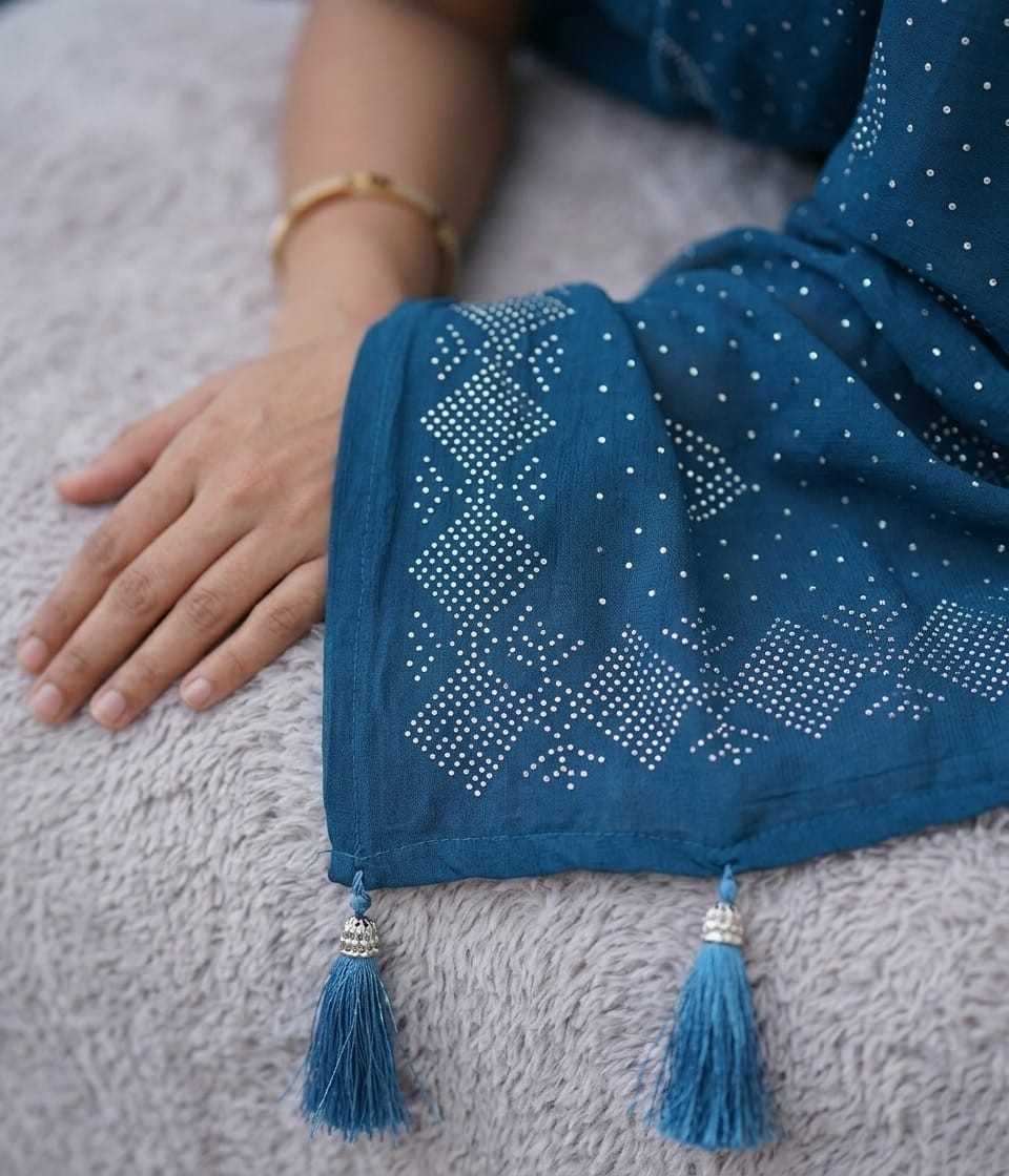 Soft Vichitra Designer Saree