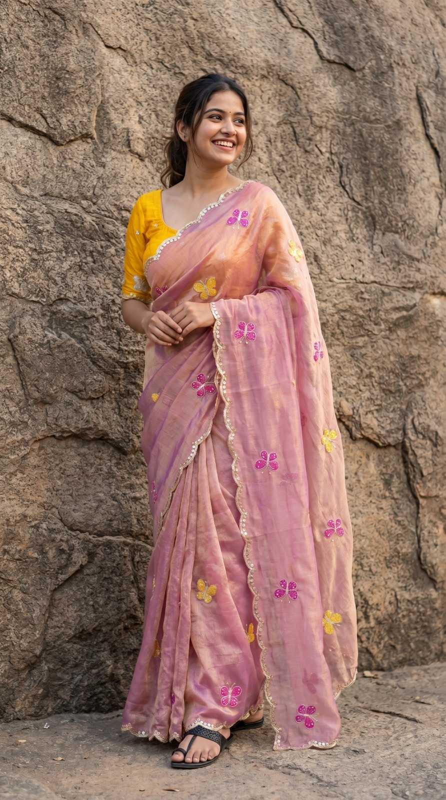 Chiffon Sequence Saree