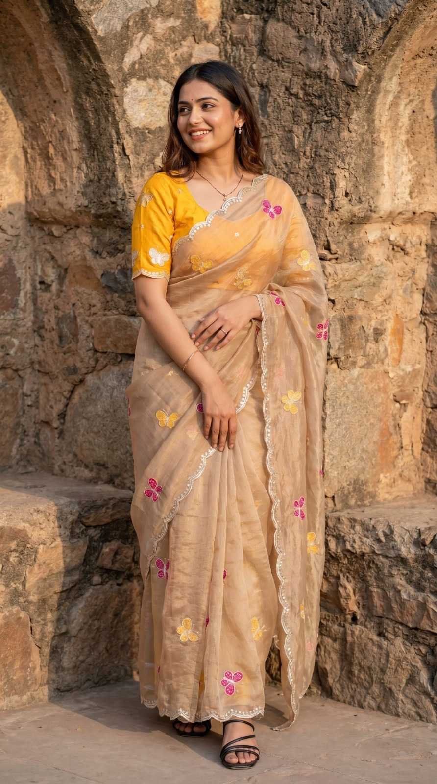 Chiffon Sequence Saree