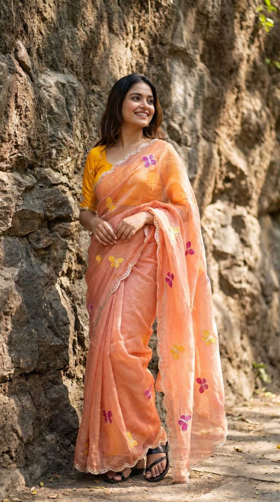 Chiffon Sequence Saree