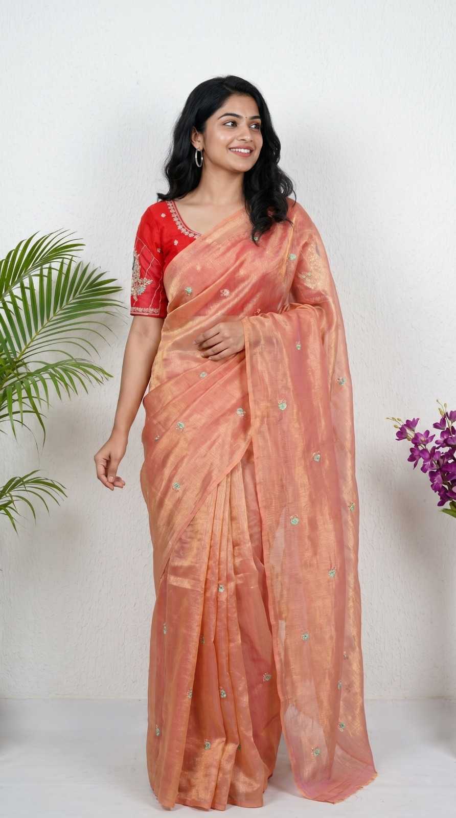 Chiffon Embroidered Saree