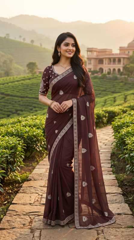 Rangoli Silk Fancy Saree in White