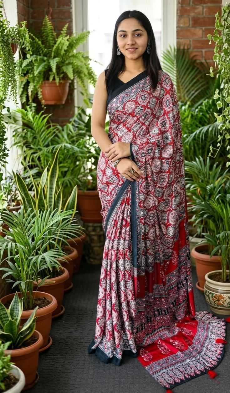 Satin Designer Saree