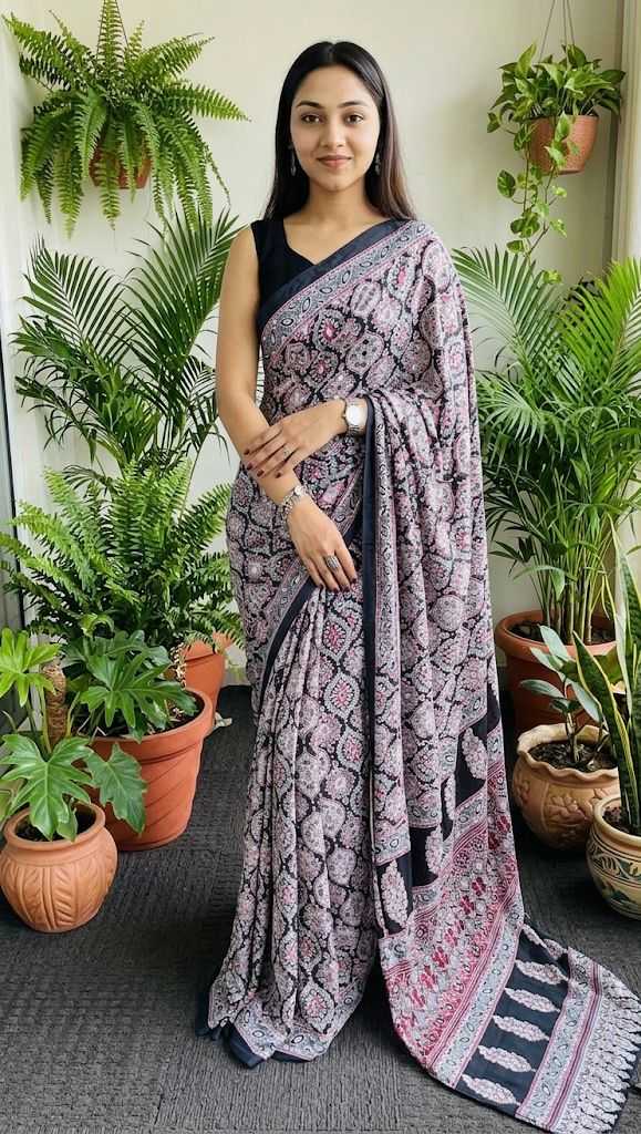 Satin Designer Saree