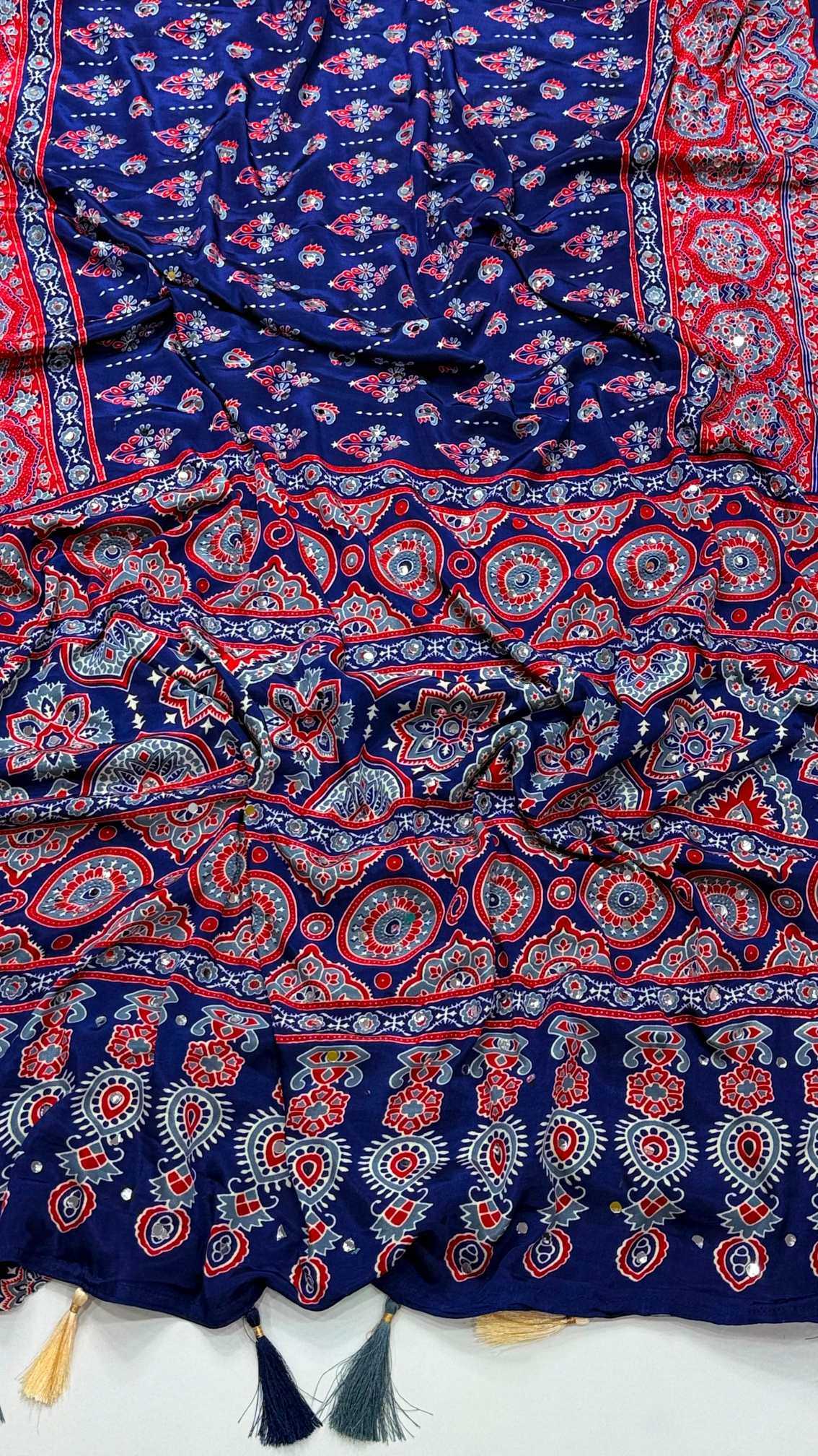 Dull Moss Zari Border Saree