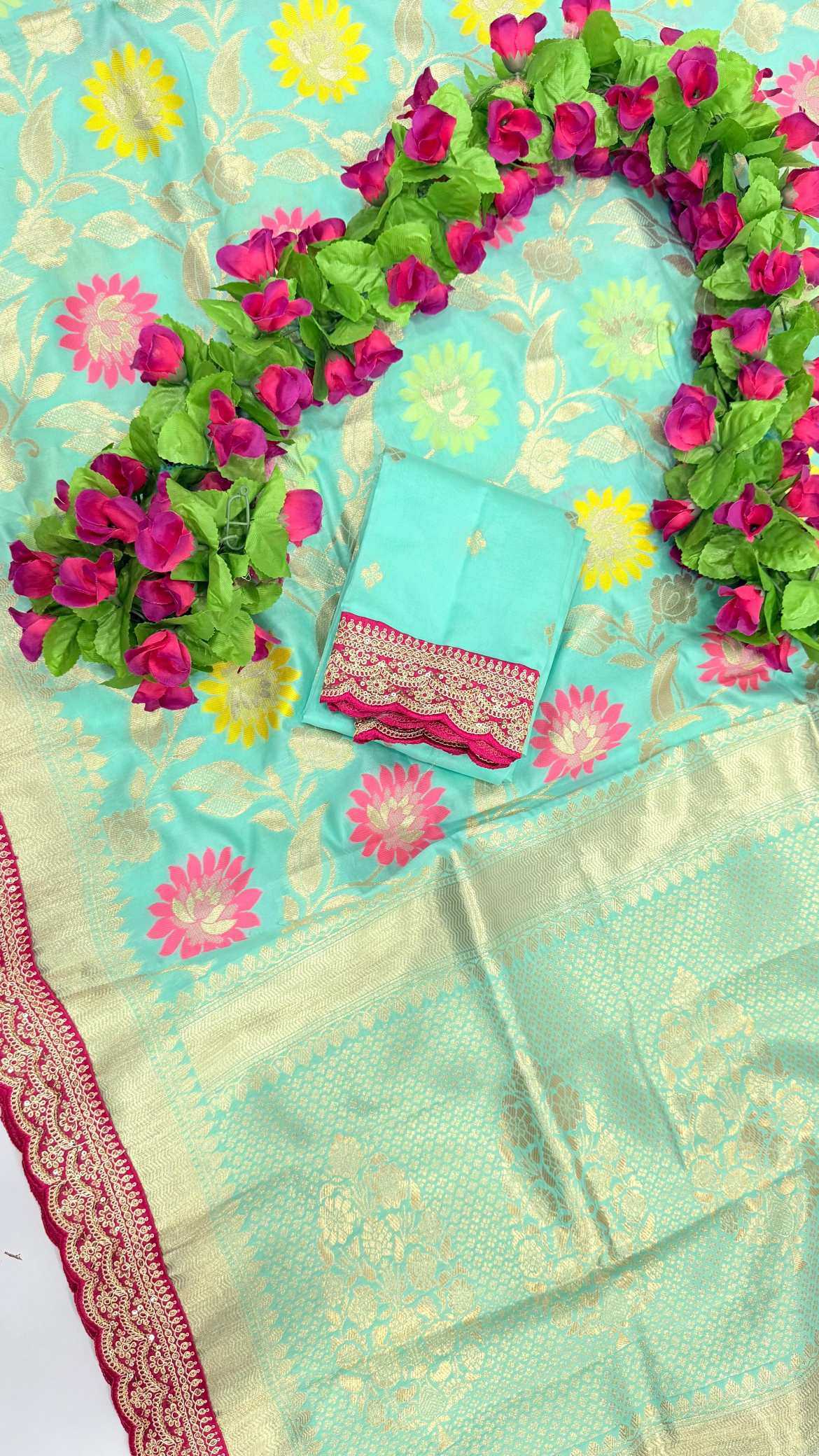 Nylon Designer Silk Saree
