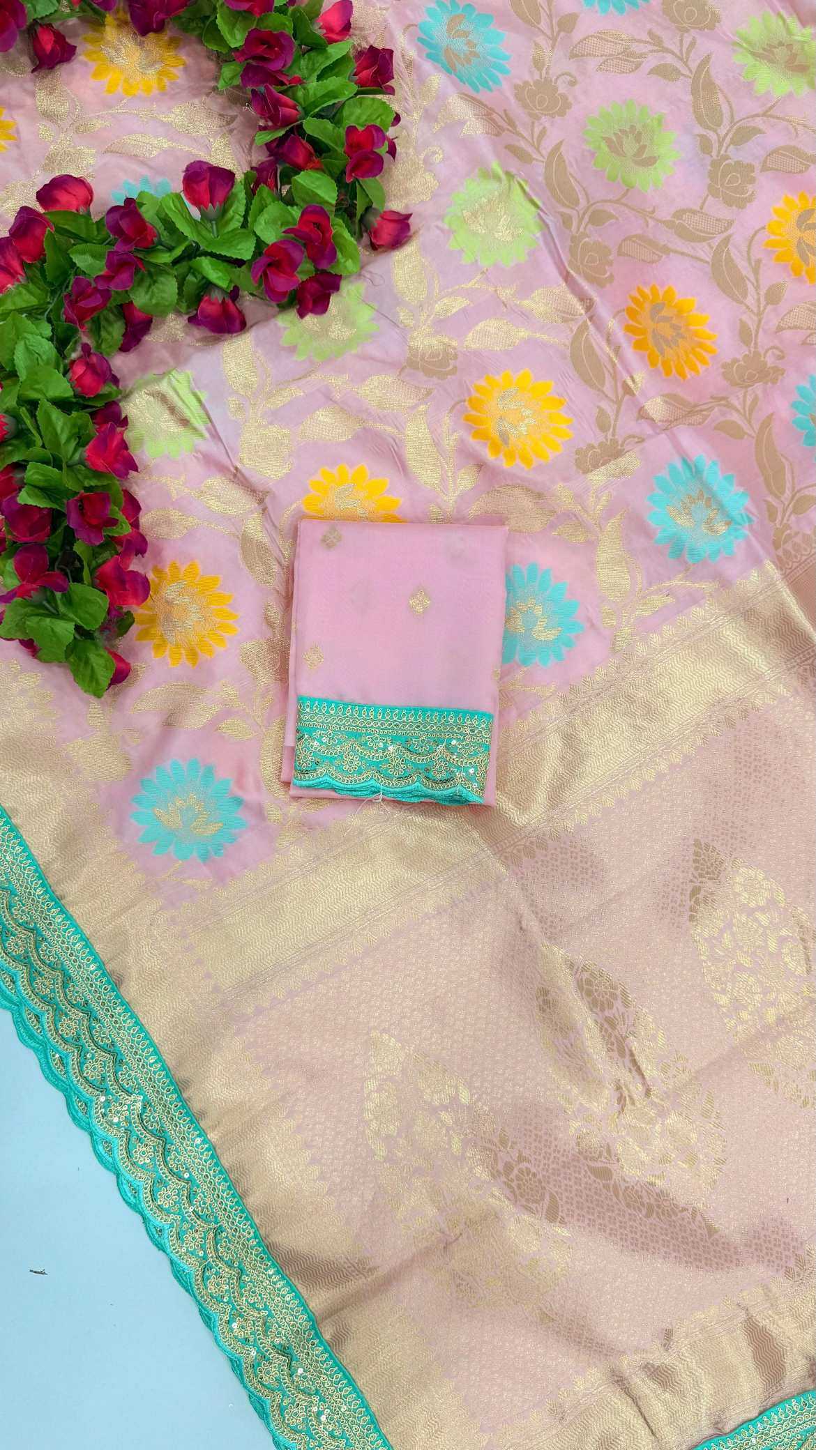 Nylon Designer Silk Saree