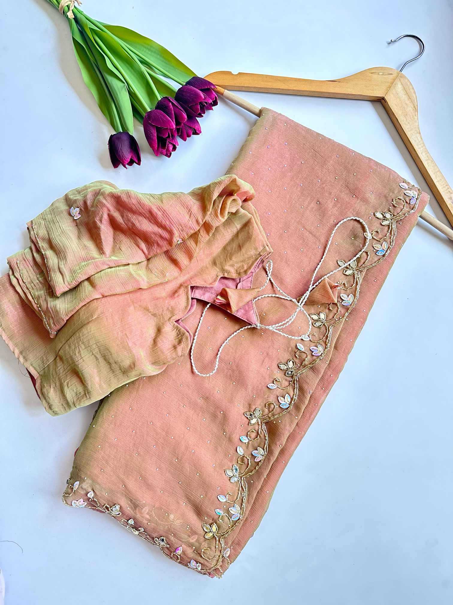 Chiffon Designer Saree