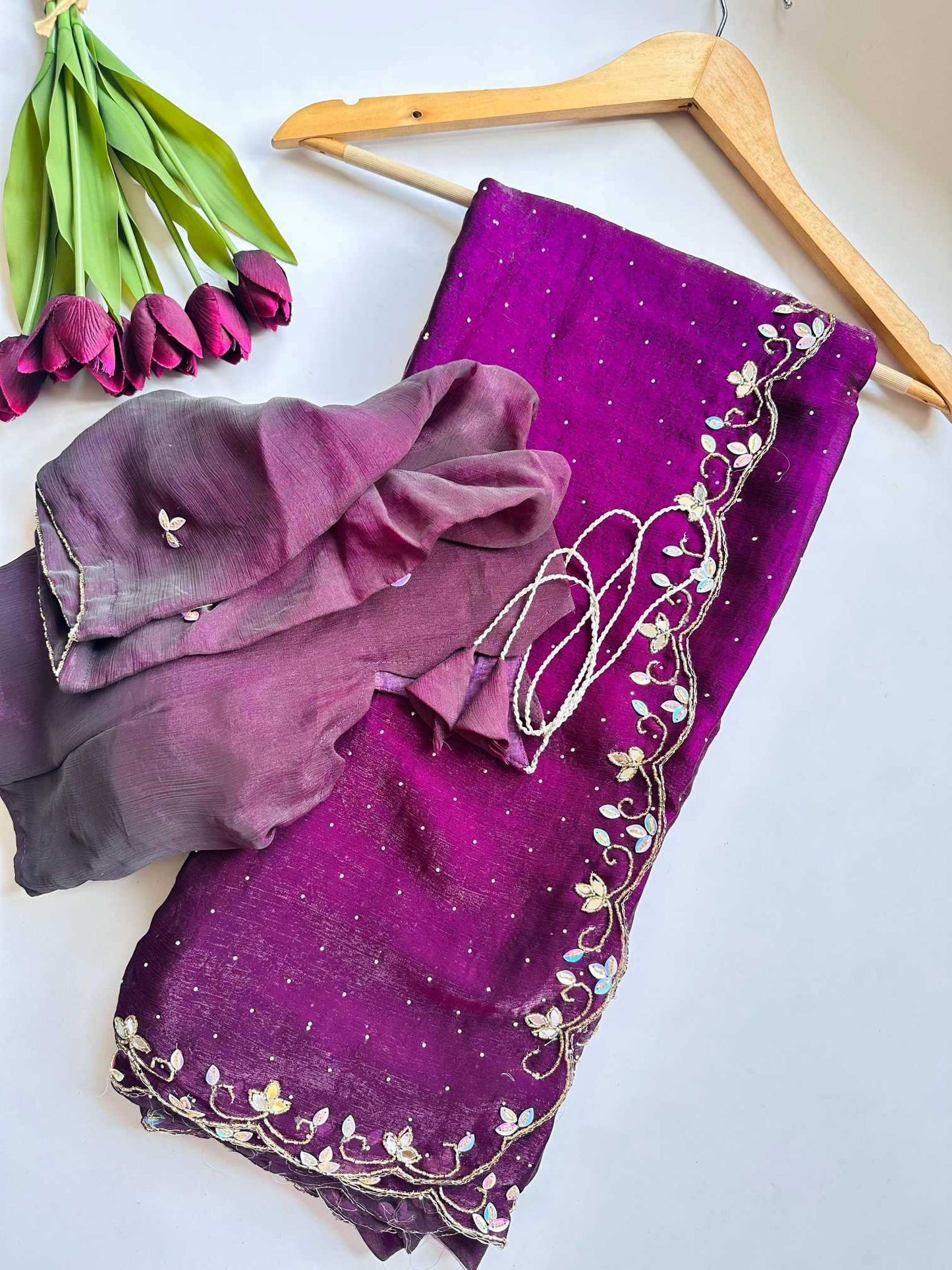 Chiffon Designer Saree