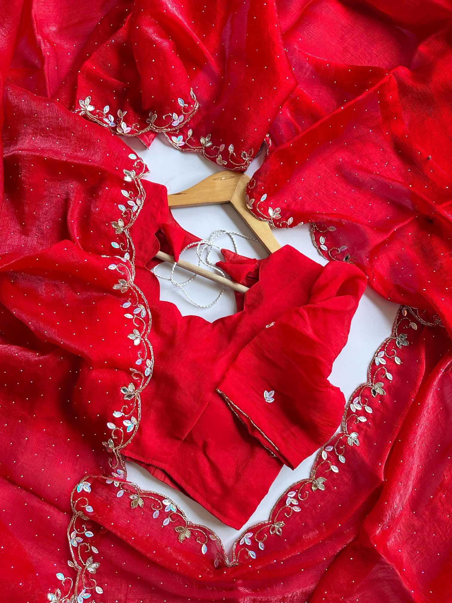 Chiffon Designer Saree