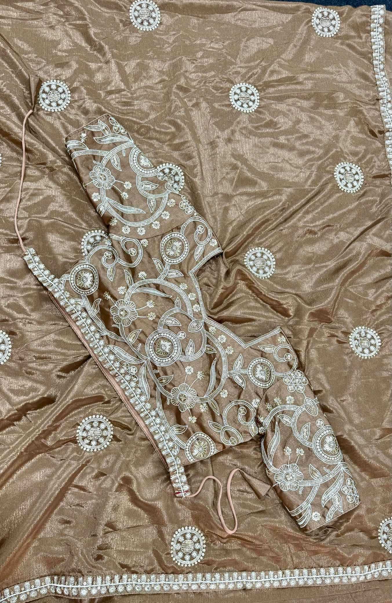 Chinon Silk Designer Saree