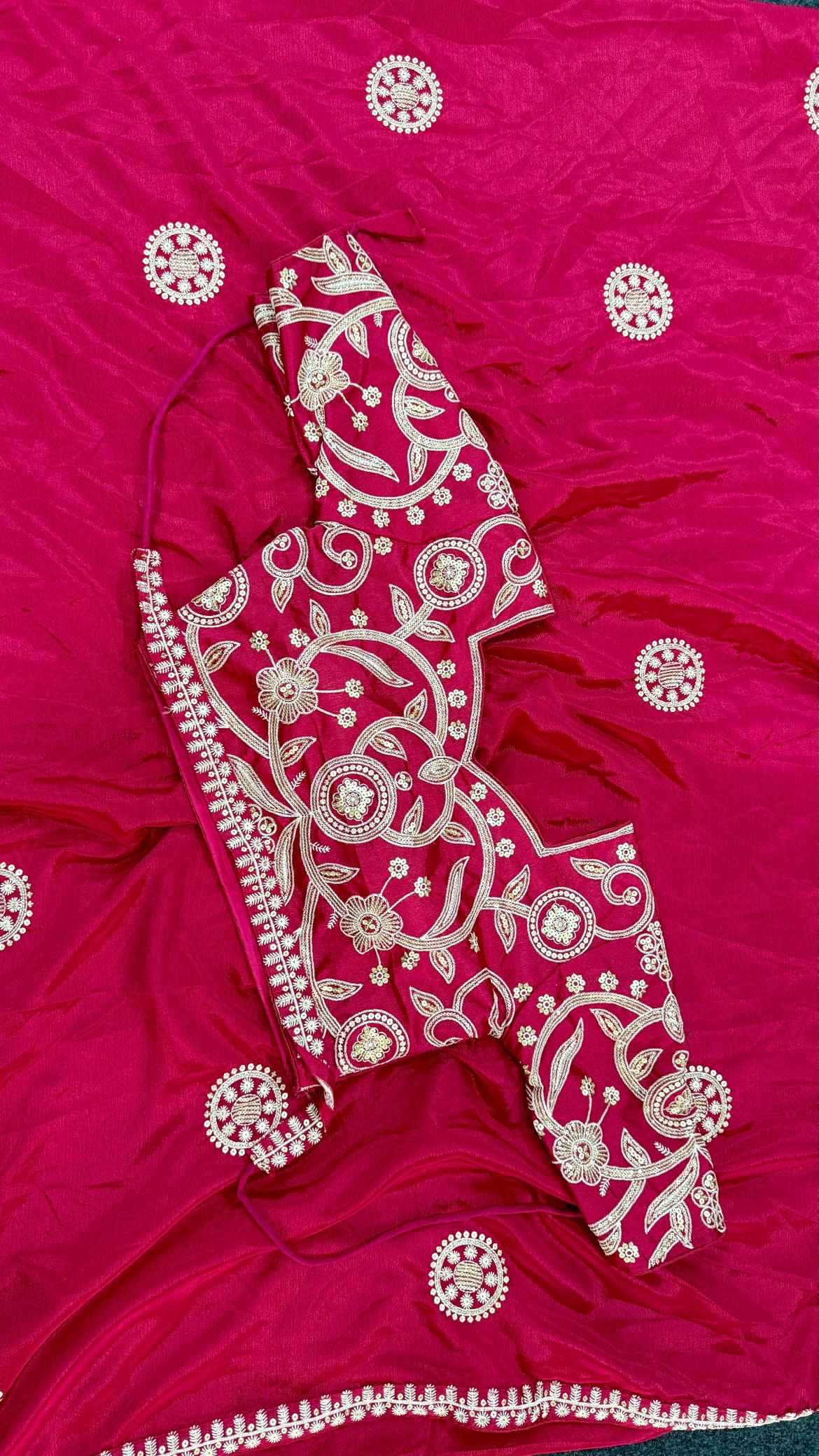 Chinon Silk Designer Saree