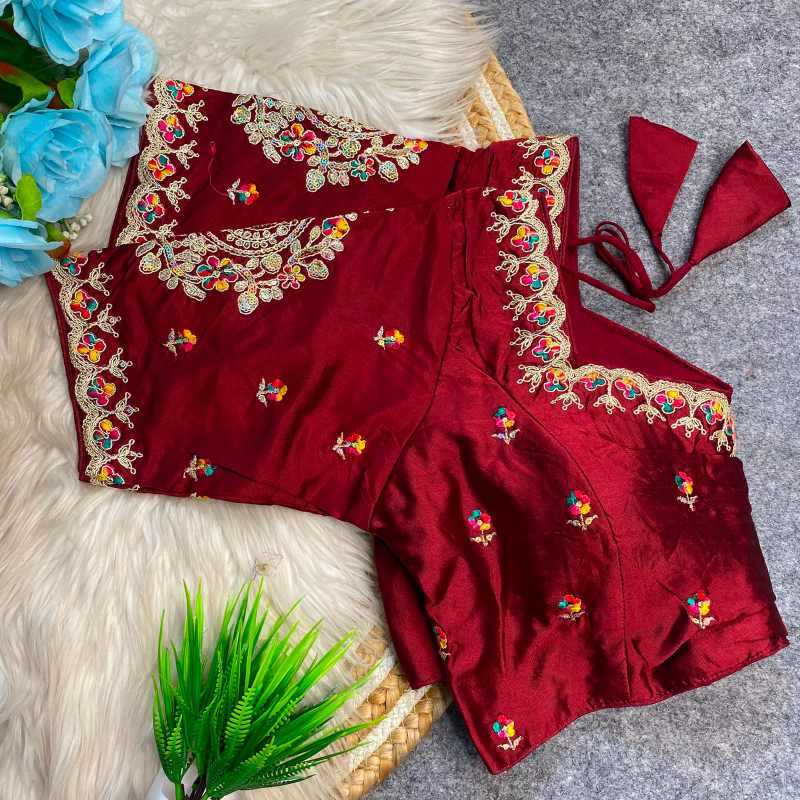 Aut Silk Designer Blouse