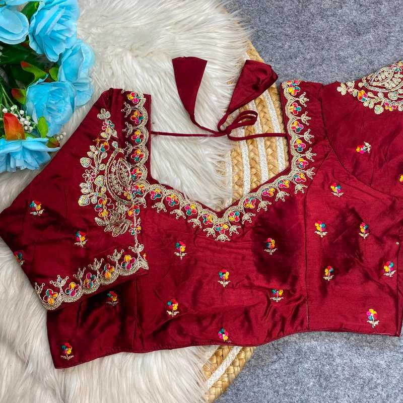 Aut Silk Designer Blouse