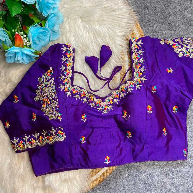 Aut Silk Designer Blouse