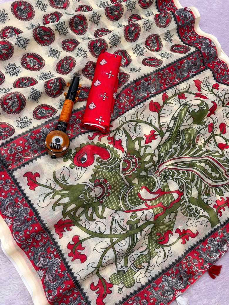 Aboli Linen Fancy Saree