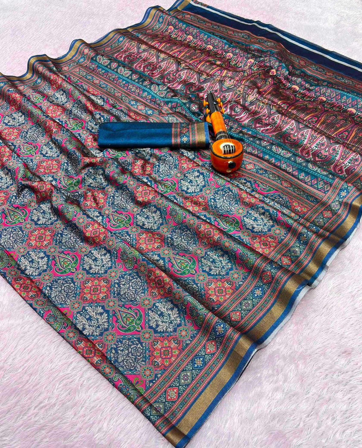 Adithi Soft Cotton Silk Printed Saree