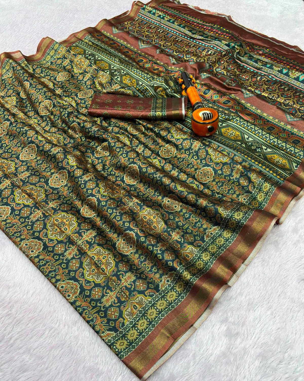 Adithi Soft Cotton Silk Printed Saree