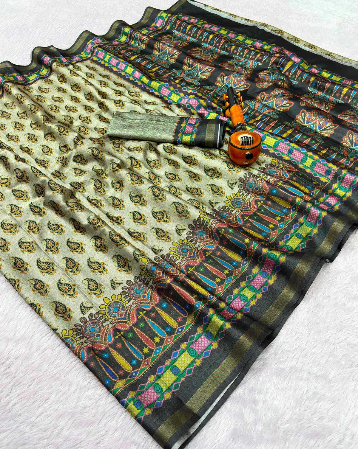 Adithi Soft Cotton Silk Printed Saree