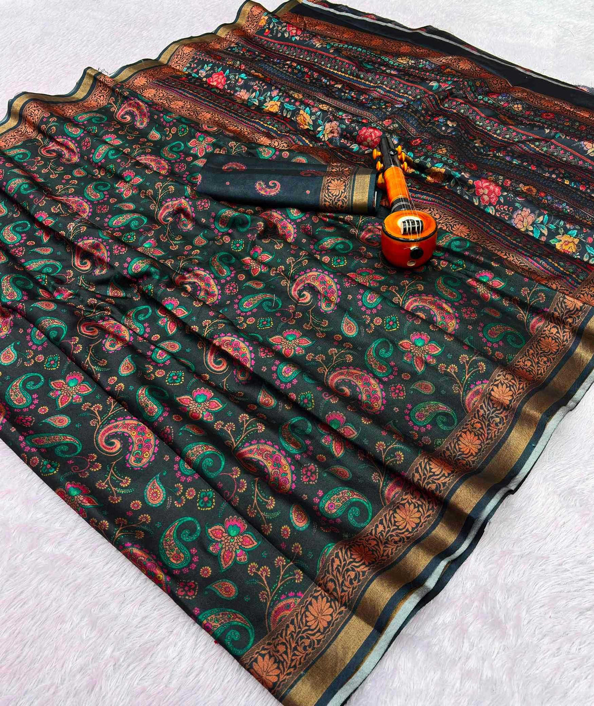 Adithi Soft Cotton Silk Printed Saree