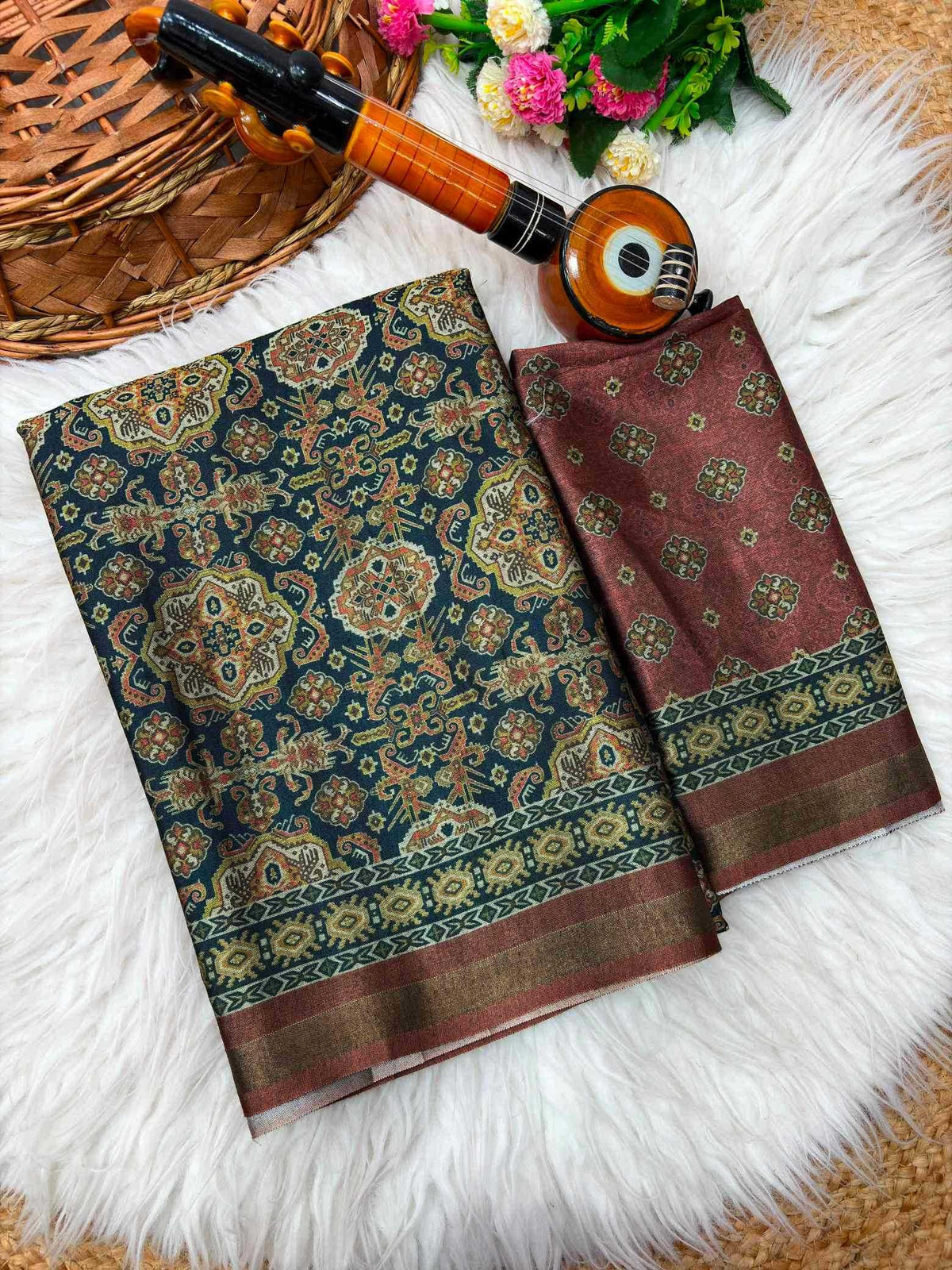 Adithi Soft Cotton Silk Printed Saree